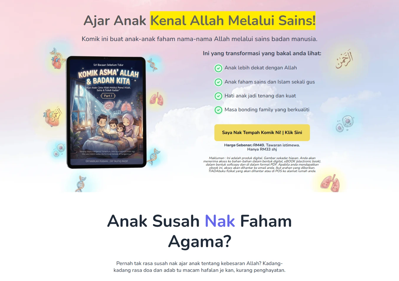 KomikAnak educational comic website for children