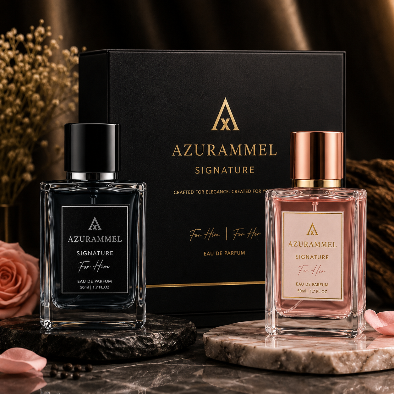 Azurammel Parfums Set Pasangan For Him dan For Her