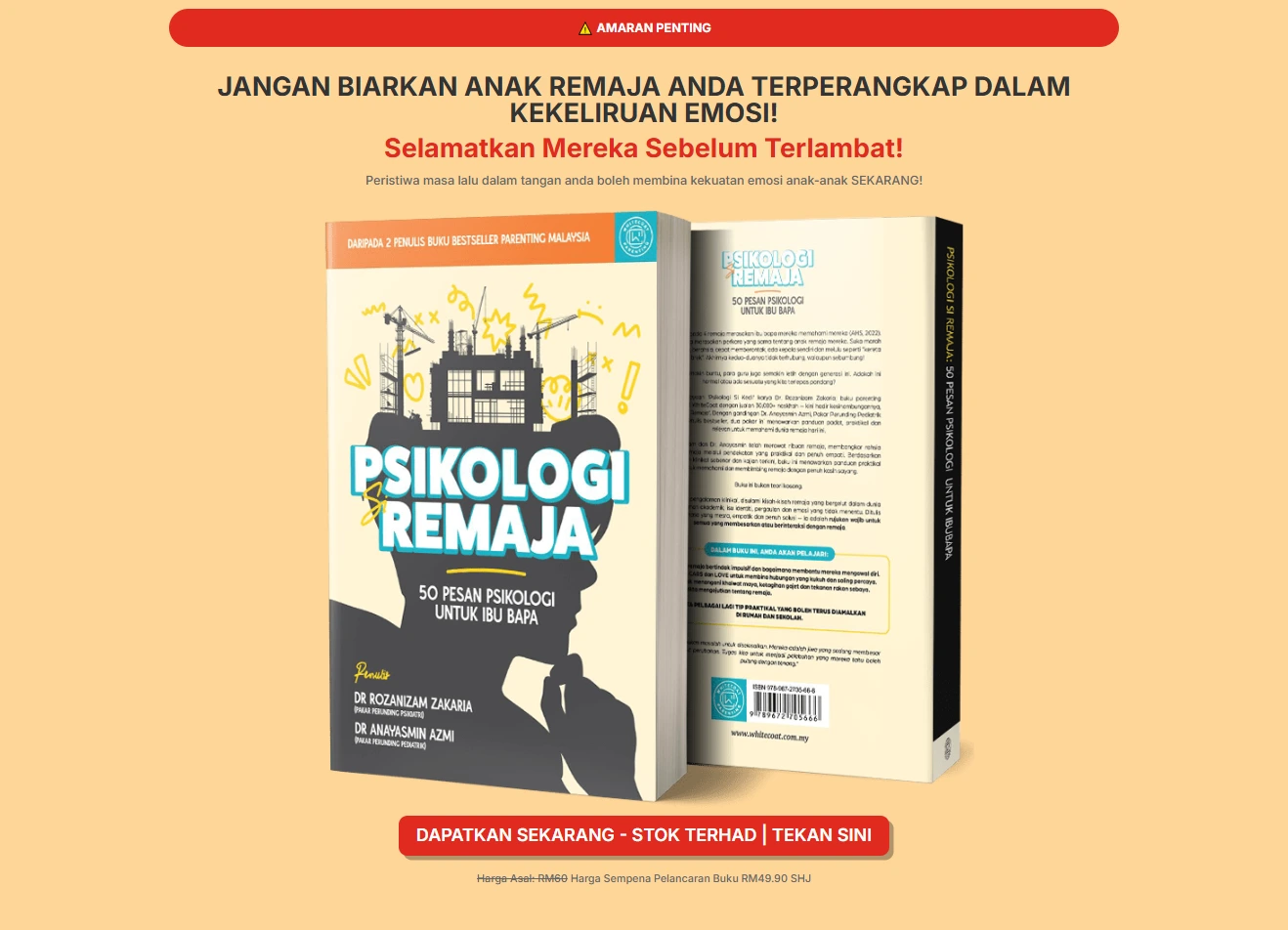 Psikologi Si Remaja 2 book sales page